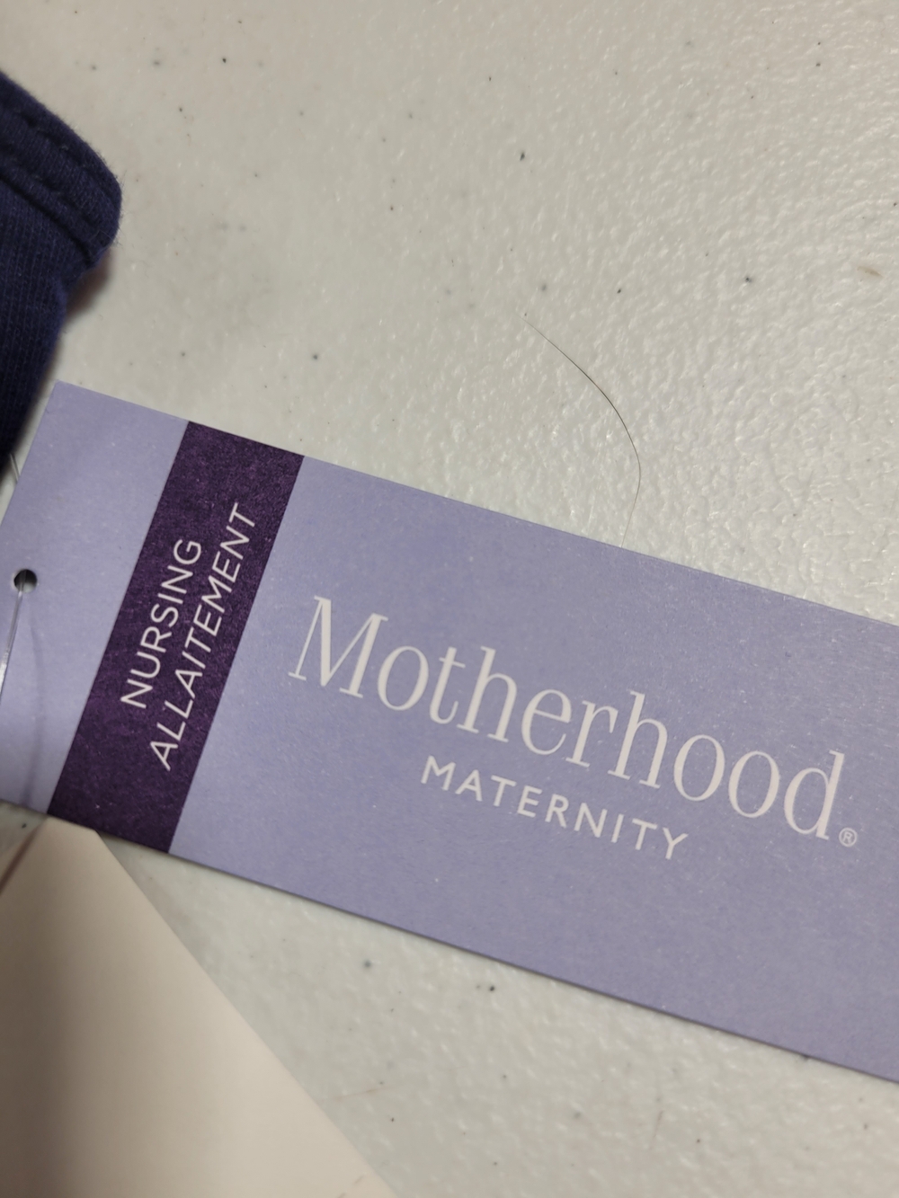 Motherhood Navy Purple Adjustable-Strap Maternity Nursing Camisole - Picture 4 of 4